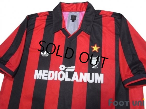 Photo3: AC Milan 1990-1992 Home Reprint Shirt #6 (3)
