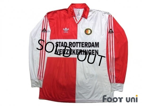 Photo1: Feyenoord 1993-1994 Home Long Sleeve Shirt #16 (1)