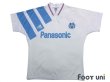 Photo1: Olympique Marseille 1991-1992 Home Shirt (1)