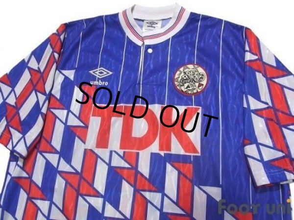 Photo3: Ajax 1989-1990 Away Shirt (3)