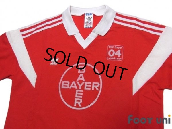 Photo3: Leverkusen 1987-1988 Home Long Sleeve Shirt (3)