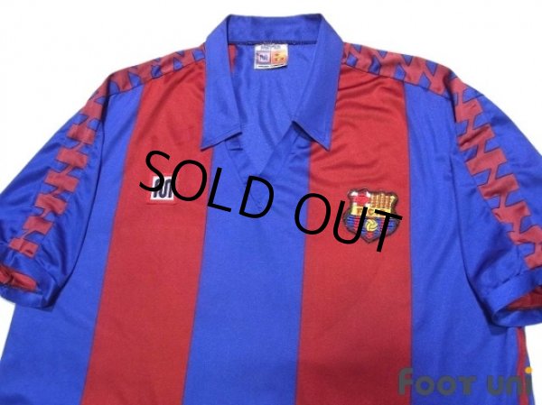 Photo3: FC Barcelona 1982-1990 Home Shirt (3)