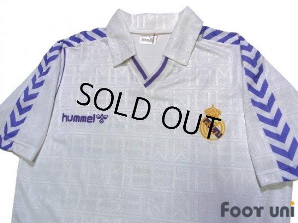 Photo3: Real Madrid 1988-1990 Home Shirt (3)