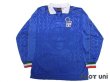 Photo1: Italy 1995 Home Player Long Sleeve Shirt #9 (1)