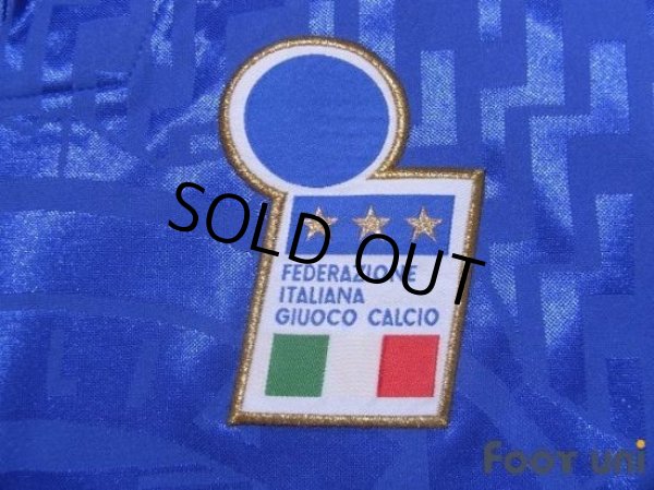 Photo6: Italy 1995 Home Player Long Sleeve Shirt #9 (6)
