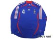 Photo1: France 2006 Home Long Sleeve Shirt #4 Vieira (1)