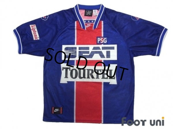 Photo1: Paris Saint Germain 1994-1995 Home Shirt (1)