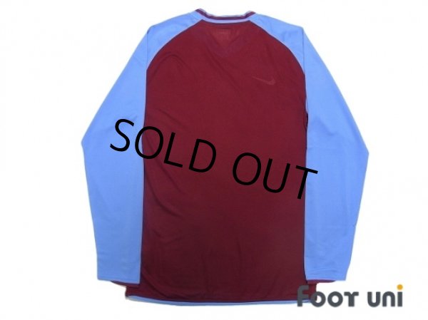 Photo2: Aston Villa 2008-2009 Home Authentic Long Sleeve Shirt (2)
