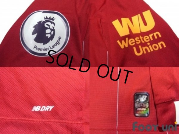 Photo7: Liverpool 2019-2020 Home Long Sleeve Shirt #4 Virgil van Dijk Premier League Patch/Badge (7)