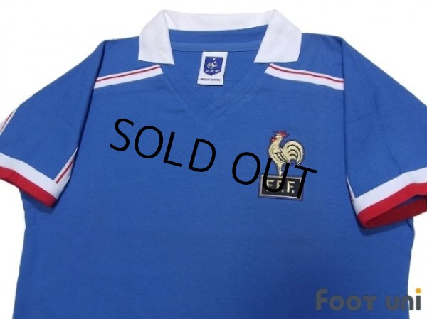 Photo3: France 1986 Home Reprint Shirt #10 (3)