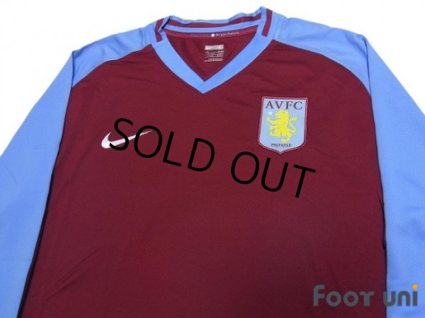 Photo3: Aston Villa 2008-2009 Home Authentic Long Sleeve Shirt (3)