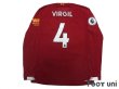 Photo2: Liverpool 2019-2020 Home Long Sleeve Shirt #4 Virgil van Dijk Premier League Patch/Badge (2)