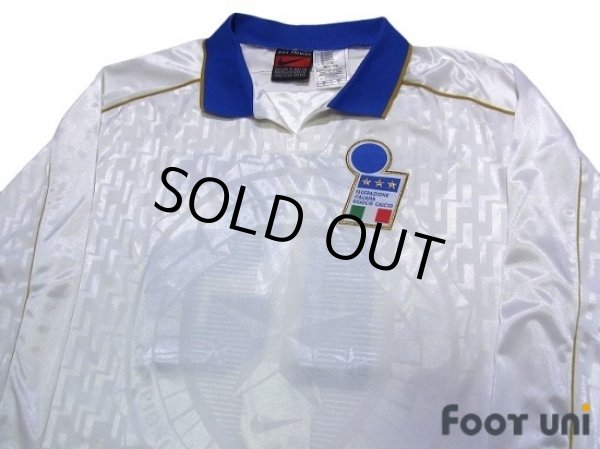 Photo3: Italy 1995 Away Player Long Sleeve Shirt #15 (3)