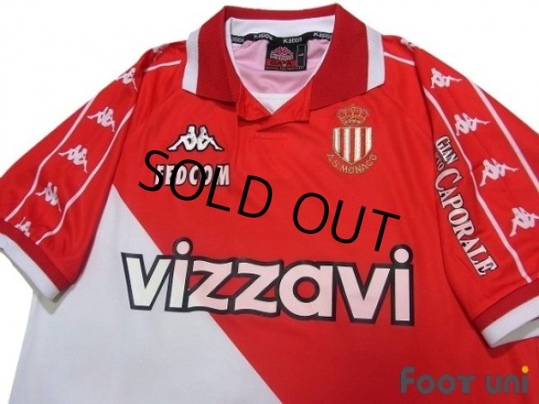 Photo3: AS Monaco 2000-2001 Home Shirt (3)
