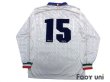 Photo2: Italy 1995 Away Player Long Sleeve Shirt #15 (2)