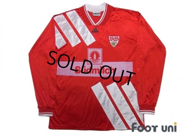 Photo1: VfB Stuttgart 1994-1995 Away Long Sleeve Shirt (1)