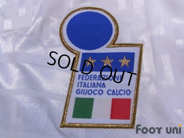Photo6: Italy 1995 Away Player Long Sleeve Shirt #15 (6)