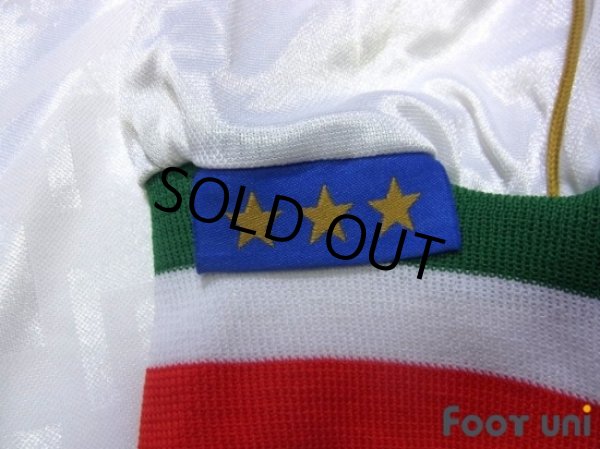 Photo7: Italy 1995 Away Player Long Sleeve Shirt #15 (7)