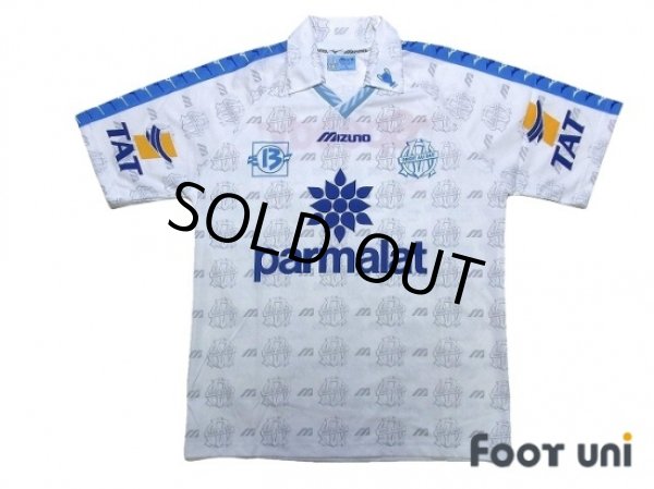 Photo1: Olympique Marseille 1995-1996 Home Shirt (1)