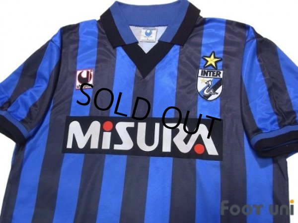 Photo3: Inter Milan 1988-1990 Home Shirt (3)