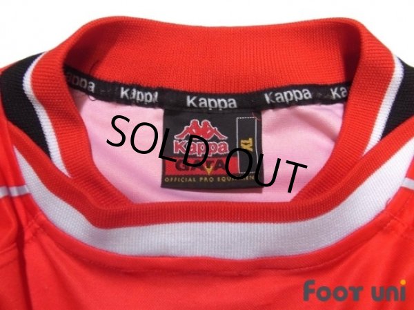 Photo5: AS Monaco 1999-2000 Home Long Sleeve Shirt #11 Simone (5)