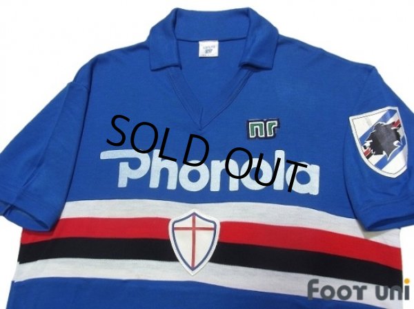 Photo3: Sampdoria 1983-1984 Home Shirt (3)