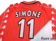 Photo4: AS Monaco 1999-2000 Home Long Sleeve Shirt #11 Simone (4)