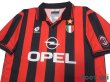 Photo3: AC Milan 1996-1997 Home Shirt #9 George Weah Scudetto Patch/Badge (3)