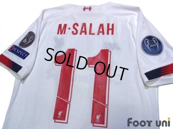 Photo4: Liverpool 2019-2020 Away Authentic Shirt #11 Mohamed Salah Champions League Patch/Badge (4)