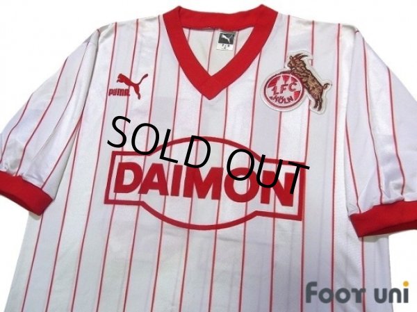 Photo3: 1.FC Koln 1985-1986 Home Shirt #16 (3)