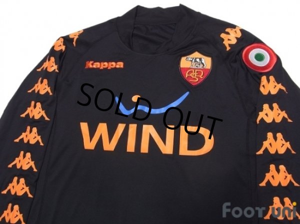 Photo3: AS Roma 2008-2009 3rd Long Sleeve Shirt Coppa Italia Patch/Badge (3)
