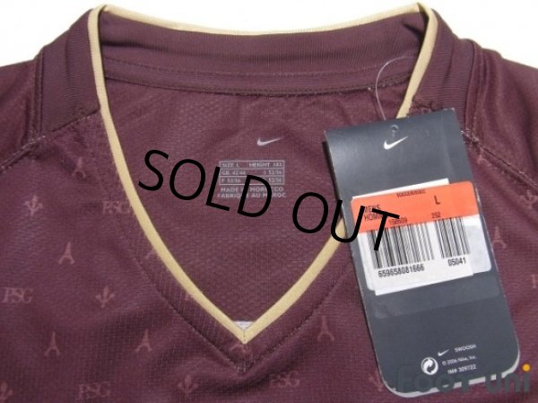 Photo4: Paris Saint Germain 2006-2007 Away Authentic Long Sleeve Shirt w/tags (4)