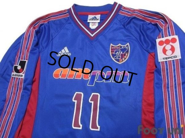 Photo3: F.C. Tokyo 1999-2000 Home Long Sleeve Shirt #11 (3)