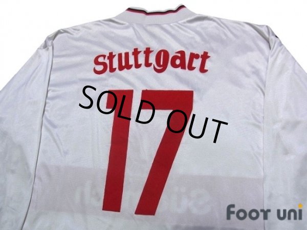 Photo4: VfB Stuttgart 1994-1995 Home Long Sleeve Shirt #17 (4)