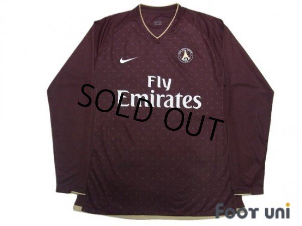 Photo1: Paris Saint Germain 2006-2007 Away Authentic Long Sleeve Shirt w/tags (1)