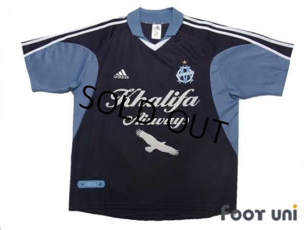 Photo1: Olympique Marseille 2001-2002 Away Shirt (1)