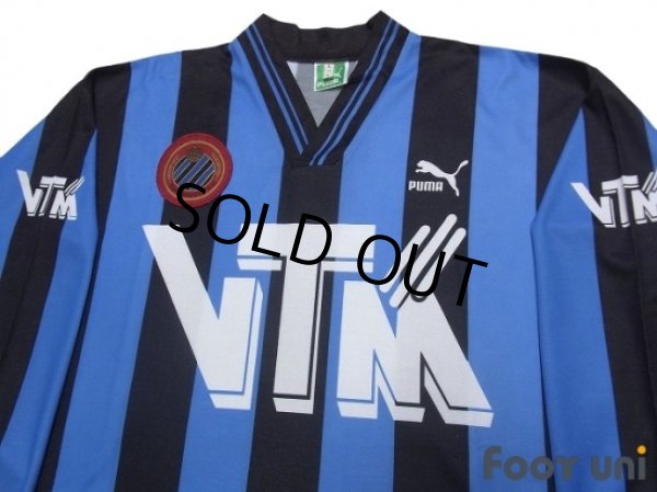 Photo3: Club Brugge 1992-1994 Home Long Sleeve Shirt (3)