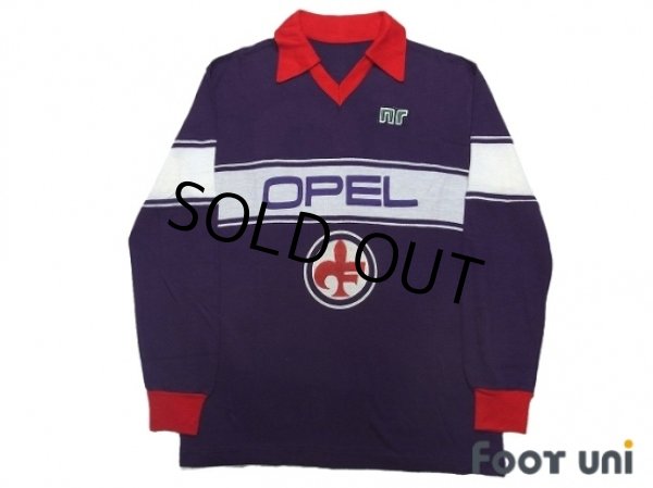 Photo1: Fiorentina 1984-1985 Home Long Sleeve Shirt #10 (1)