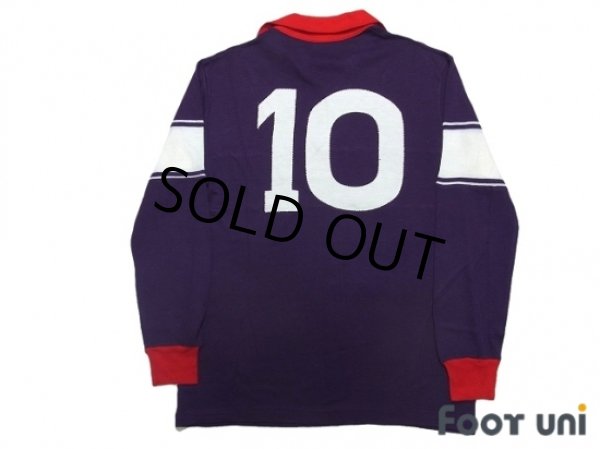 Photo2: Fiorentina 1984-1985 Home Long Sleeve Shirt #10 (2)