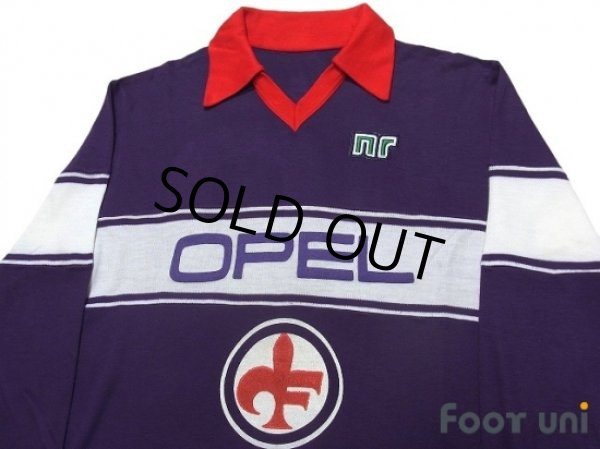 Photo3: Fiorentina 1984-1985 Home Long Sleeve Shirt #10 (3)