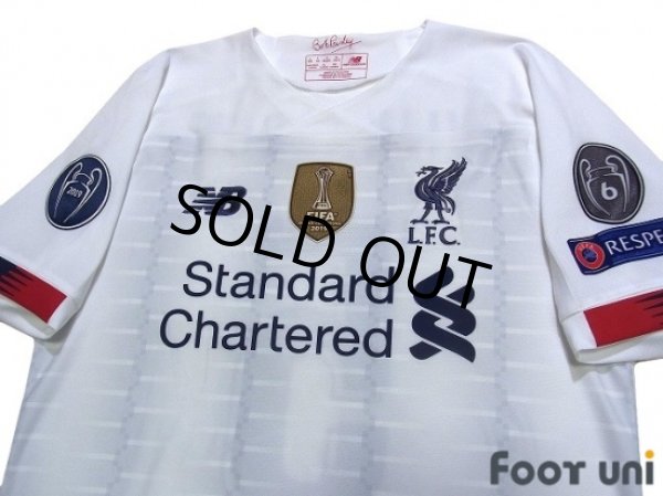 Photo3: Liverpool 2019-2020 Away Authentic Shirt #5 Wijnaldum Champions League Patch/Badge (3)