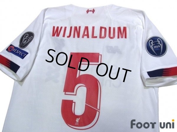 Photo4: Liverpool 2019-2020 Away Authentic Shirt #5 Wijnaldum Champions League Patch/Badge (4)