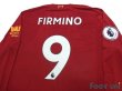 Photo4: Liverpool 2019-2020 Home Long Sleeve Shirt #9 Firmino Premier League Patch/Badge (4)