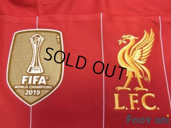 Photo6: Liverpool 2019-2020 Home Long Sleeve Shirt #9 Firmino Premier League Patch/Badge (6)