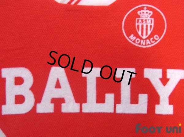 Photo6: AS Monaco 1986-1987 Home Long Sleeve Shirt (6)