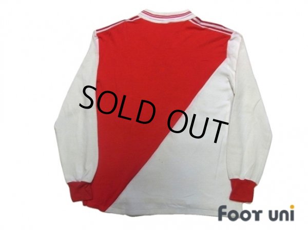 Photo2: AS Monaco 1986-1987 Home Long Sleeve Shirt (2)