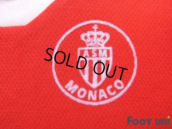 Photo5: AS Monaco 1986-1987 Home Long Sleeve Shirt (5)