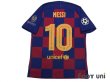 Photo2: FC Barcelona 2019-2020 Home Authentic Shirt #10 Messi Champions League Patch/Badge (2)