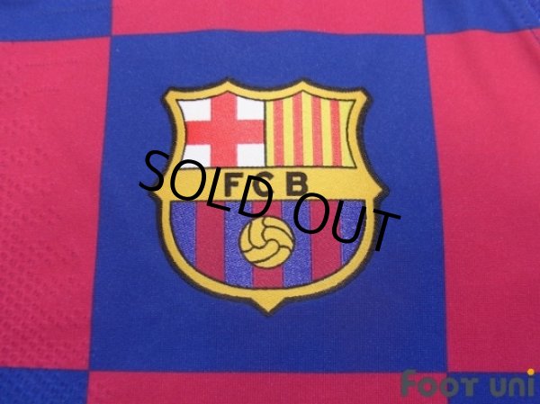 Photo6: FC Barcelona 2019-2020 Home Authentic Shirt #10 Messi Champions League Patch/Badge (6)