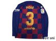 Photo2: FC Barcelona 2019-2020 Home Long Sleeve Shirt #3 Pique La Liga Patch/Badge (2)